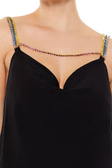 Rhinestone Chain Satin Cami | Forever 21 Womens