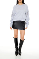 Rhinestone Fringe Pullover | Forever 21 Womens