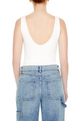 Textured V-Back Tank Bodysuit | Forever 21 Womens