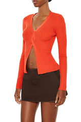 Twisted Split-Hem Sweater | Forever 21 Womens