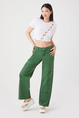 Textured Cutout Crop Top | Forever 21 Womens
