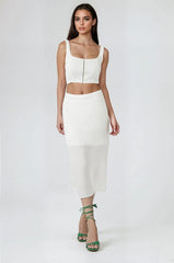 Hook-and-Eye Cropped Tank Top | Forever 21 Womens