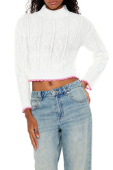 Scalloped Cable Knit Sweater | Forever 21 Womens