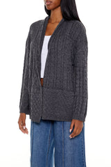 Mixed Knit Cardigan Sweater | Forever 21 Womens