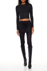 Rhinestone Cropped Sweater | Forever 21 Womens