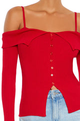 Open-Shoulder Sweater-Knit Top | Forever 21 Womens