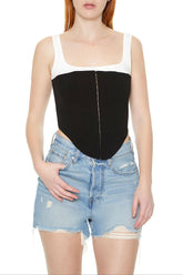 Lace-Up Corset Combo Top | Forever 21 Womens