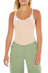 Seamless Lace-Trim Cami | Forever 21 Womens