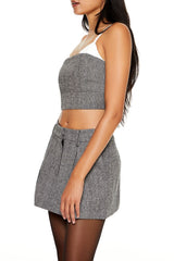 Cropped Tweed Combo Cami | Forever 21 Womens