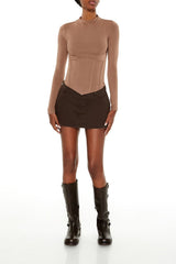 Corset High-Neck Top | Forever 21 Womens