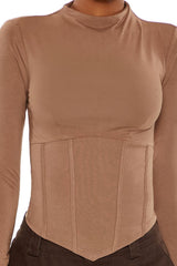Corset High-Neck Top | Forever 21 Womens