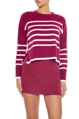 Striped Cropped Sweater | Forever 21 Womens