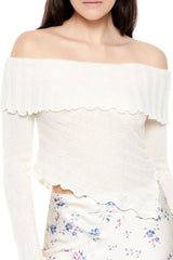 Ribbed Off-the-Shoulder Sweater | Forever 21 Womens