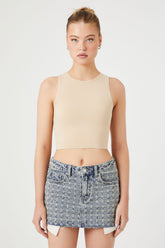 Mineral Wash Crop Top | Forever 21 Womens