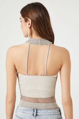Sheer Crochet Sleeveless Top | Forever 21 Womens