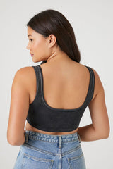 Seamless Ribbed V-Hem Tank Top | Forever 21 Womens