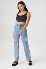 Seamless Ribbed V-Hem Tank Top | Forever 21 Womens