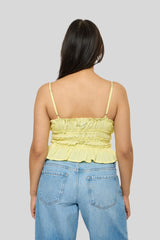 Smocked Poplin Peplum Cami Top | Forever 21 Womens