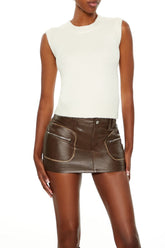 Fuzzy Knit Sweater Vest | Forever 21 Womens