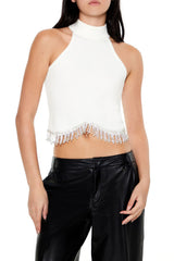 Rhinestone-Trim Tank Top | Forever 21 Womens