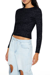 Ribbed Fuzzy Knit Sweater | Forever 21 Womens