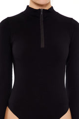 Seamless Half-Zip Bodysuit | Forever 21 Womens