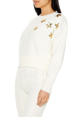 Sequin Star Drop-Sleeve Sweater | Forever 21 Womens