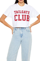 Tailgate Club Graphic Baby Tee | Forever 21 Womens