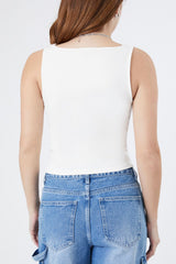 Ribbed Asymmetrical Tank Top | Forever 21 Womens