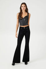 Satin Bustier Crop Top | Forever 21 Womens