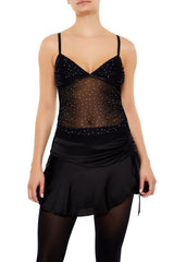 Sheer Mesh Rhinestone Cami | Forever 21 Womens