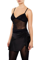Sheer Mesh Rhinestone Cami | Forever 21 Womens