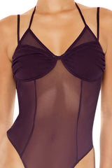 Sheer Mesh Halter Bodysuit | Forever 21 Womens