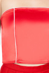 Satin Tube Crop Top | Forever 21 Womens