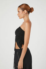 Ruched Drawstring Tube Top | Forever 21 Womens
