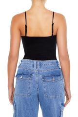 Ponte Knit Cami Bodysuit | Forever 21 Womens