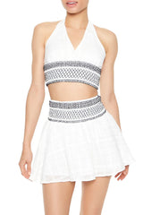 Embroidered Halter Crop Top | Forever 21 Womens
