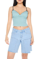 Gingham Plaid Cropped Cami | Forever 21 Womens