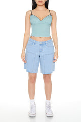 Gingham Plaid Cropped Cami | Forever 21 Womens