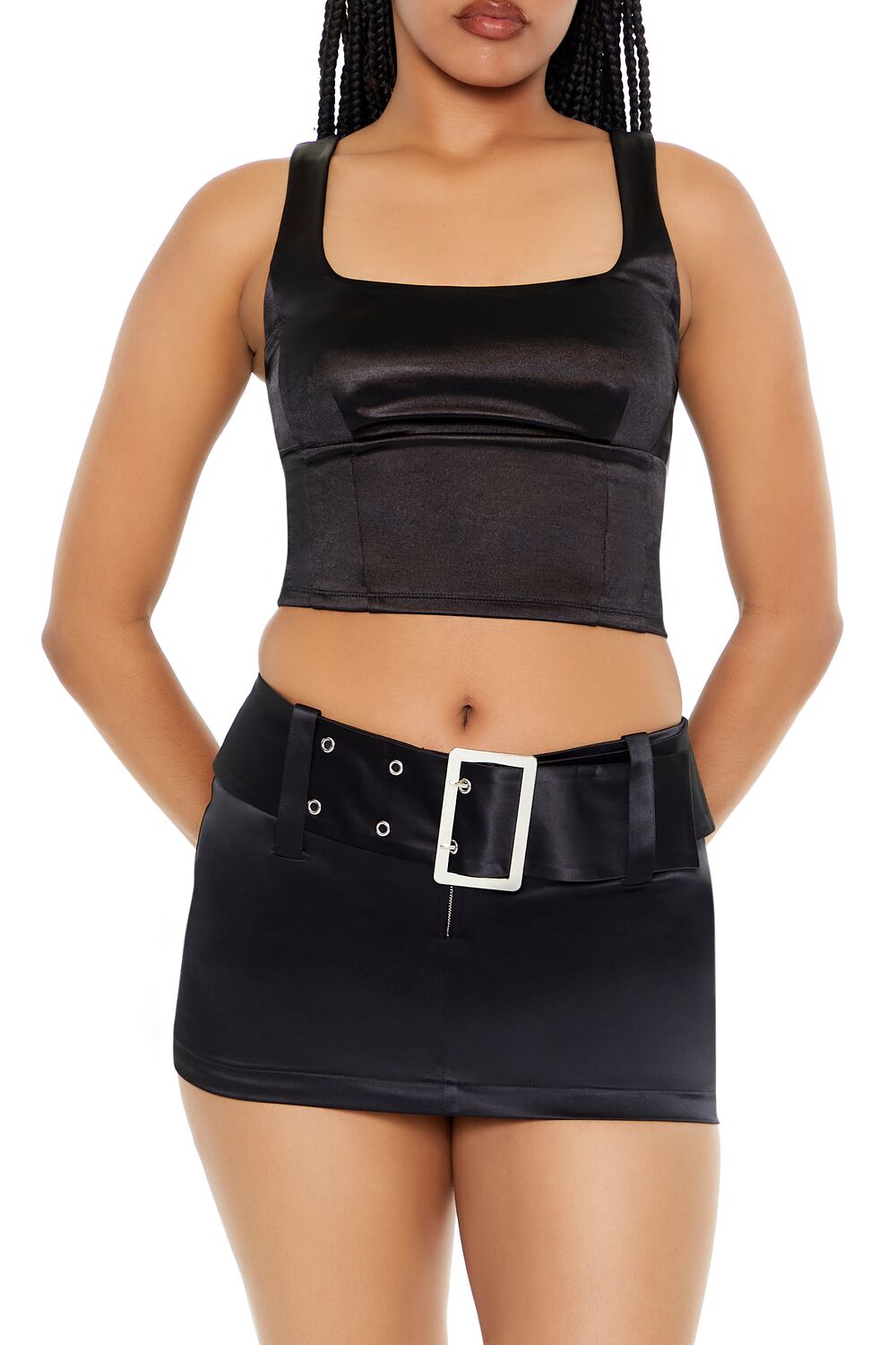 Square-Neck Crop Top | Forever 21 Womens