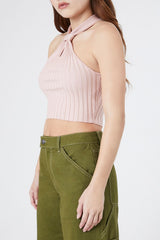 Ribbed Knit Halter Crop Top | Forever 21 Womens