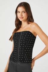 Rhinestone Corset Tube Top | Forever 21 Womens