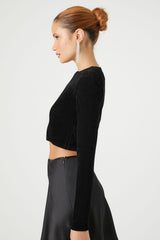 Cropped Long-Sleeve Sweater | Forever 21 Womens