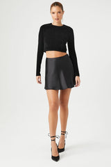 Cropped Long-Sleeve Sweater | Forever 21 Womens