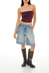 Cable Knit Cropped Tube Top | Forever 21 Womens