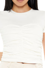 Ruched Crew Tee | Forever 21 Womens