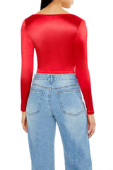 Satin Square-Cut Crop Top | Forever 21 Womens
