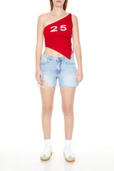 Sweater-Knit One-Shoulder Top | Forever 21 Womens