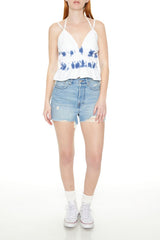 Tie-Dye Halter Flounce Cami | Forever 21 Womens
