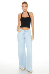Sweater-Knit Bustier Halter Top | Forever 21 Womens